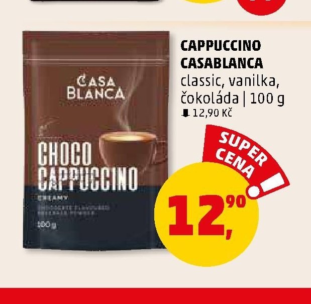 CAPPUCCINO CASABLANCA classic, vanilka, čokoláda 100 g