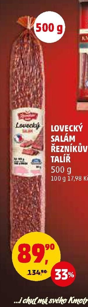 LOVECKÝ SALÁM ŘEZNÍKŮV TALÍŘ