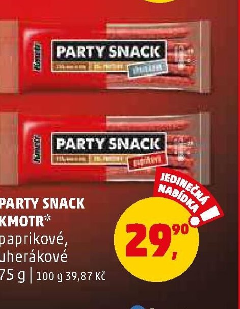 PARTY SNACK KMOTR paprikové, uherákové