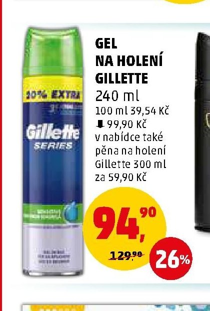Gel na holení Gillette