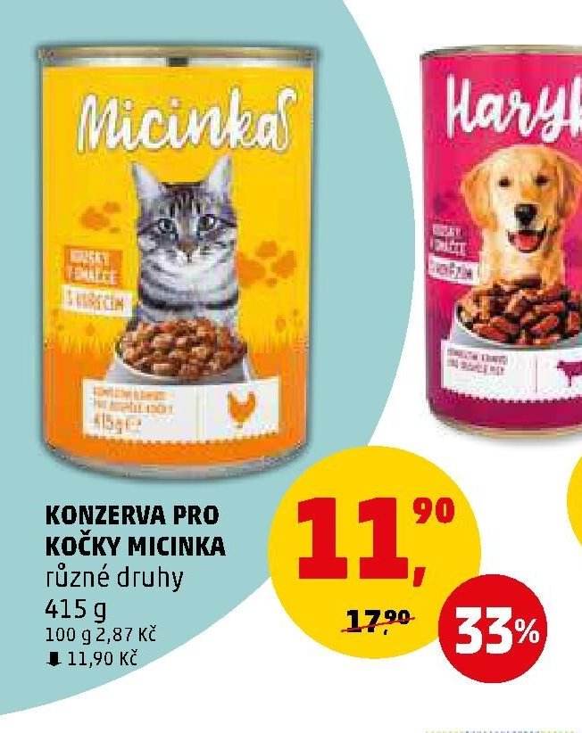 KONZERVA PRO KOČKY MICINKA