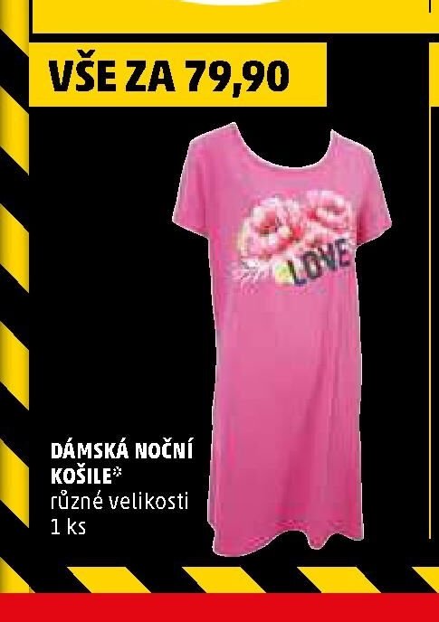 DÁMSKÁ NOČNÍ KOŠILE