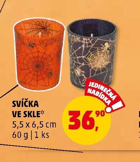 SVÍČKA VE SKLE*