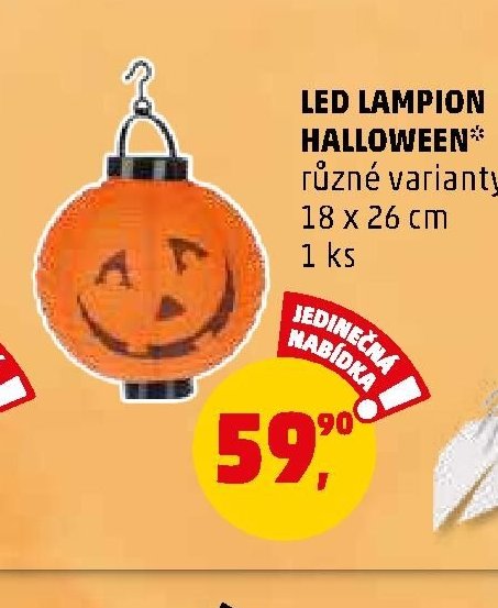 LED LAMPION HALLOWEEN*
