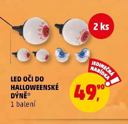 LED OČI DO HALLOWEENSKÉ DÝNĚ*