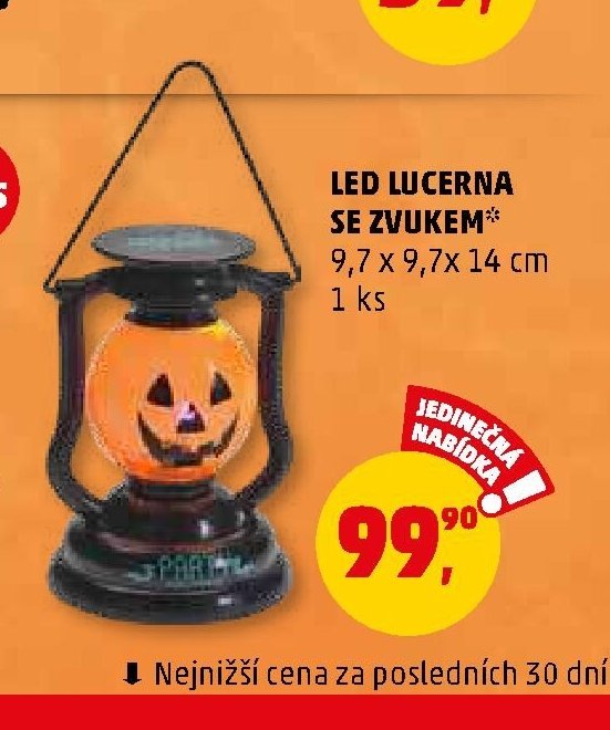 LED LUCERNA SE ZVUKEM*