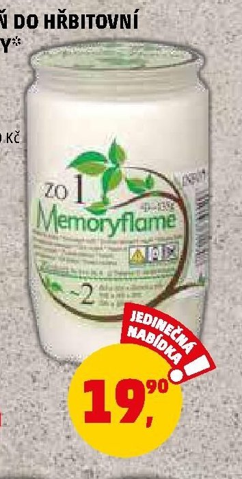 NÁPLŇ DO HŘBITOVNÍ SVÍČKY (Memoryflame)