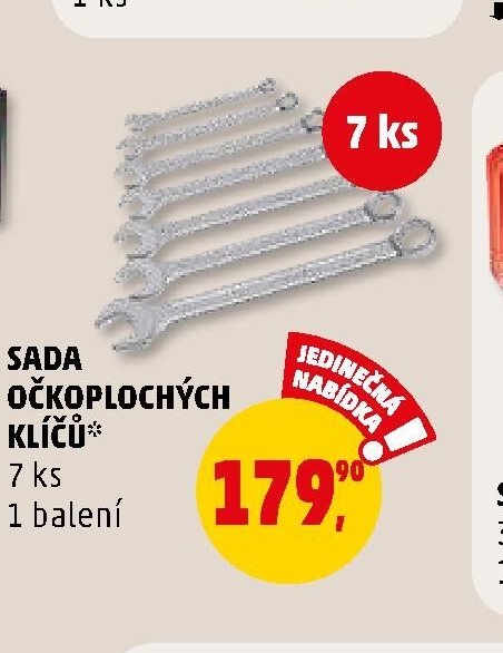 SADA OČKOPLOCHÝCH KLÍČŮ