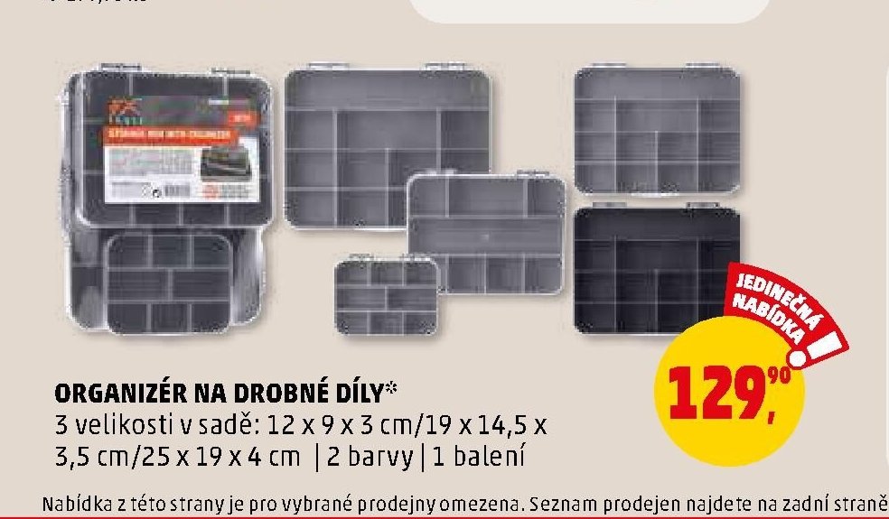 ORGANIZÉR NA DROBNÉ DÍLY