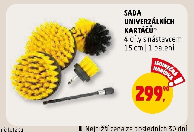 SADA UNIVERZÁLNÍCH KARTÁČŮ
