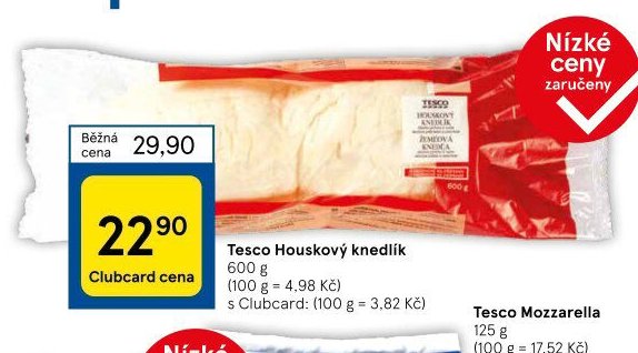 Tesco Houskový knedlí 600 g