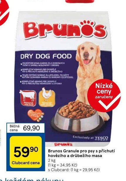 Brunos Granule pro psy 2 kg