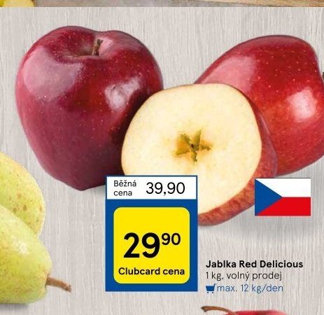 Jablka Red Delicious