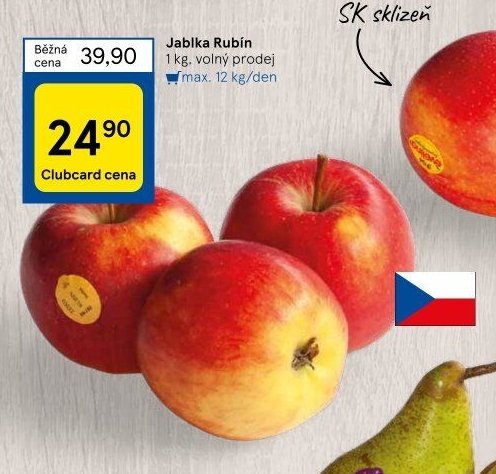 Jablka Rubín