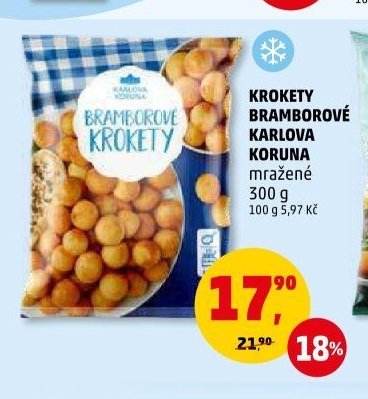 KROKETY BRAMBOROVÉ KARLOVA KORUNA