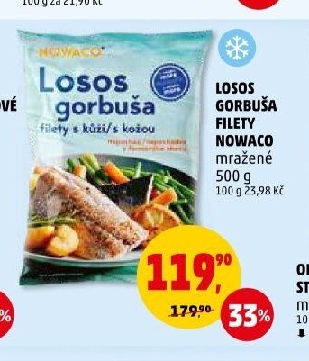 LOSOS GORBUŠA FILETY NOWACO