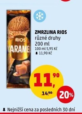 ZMRZLINA RIOS různé druhy