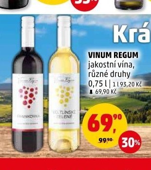Vinum Regum jakostní vína