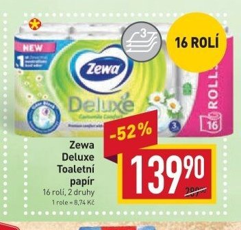 Zewa Deluxe Toaletní papír