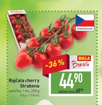 Rajčata cherry Strabena