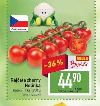 Rajčata cherry Nelinka