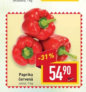 Paprika červená