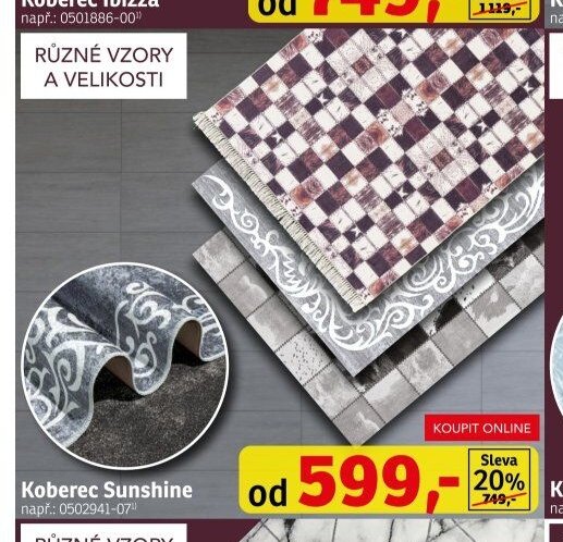 Koberec Sunshine - ASKO akcniletaky.com
