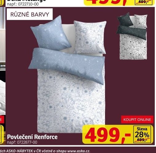 Povlečení Renforce - ASKO akcniletaky.com