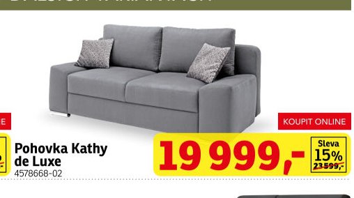 Pohovka Kathy de Luxe - ASKO akcniletaky.com