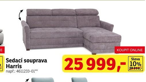 Sedací souprava Harris - ASKO akcniletaky.com