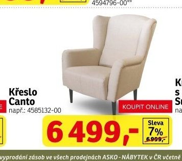 Křeslo Canto - ASKO akcniletaky.com