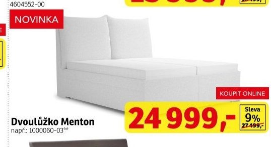 Dvoulůžko Menton - ASKO akcniletaky.com