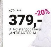 Polštář pod hlavu ANTIBACTERIAL