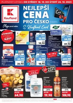 akční leták Kaufland 18.10.2023-24.10.2023