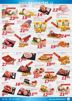 akční leták ESO MARKET 18.10.2023-29.10.2023