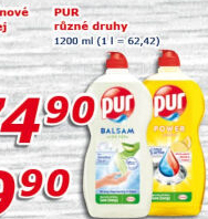 Prostředek na nádobí Pur