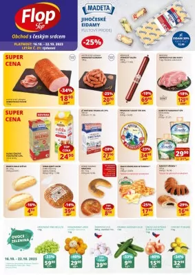 akční leták FLOP TOP 16.10.2023-22.10.2023
