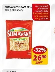 ŠUMAVSKÝ EIDAM 30%