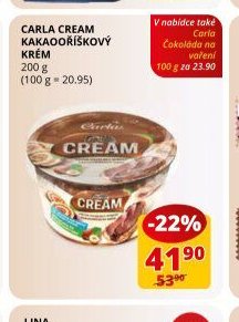 Carla Cream kakaooříškový krém