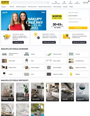 akční leták Sconto nábytek 17.10.2023-23.10.2023