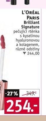 L'ORÉAL PARIS Brilliant Signature rtěnka