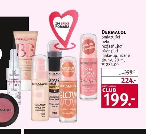 Dermacol omlazující nebo rozjasňující báze pod make-up
