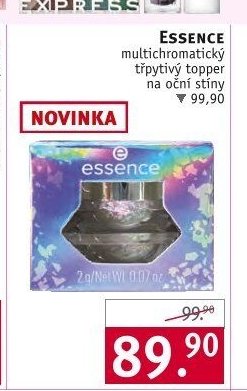 Essence multichromatický třpytivý topper na oční stíny