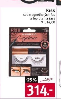 KISS set magnetických řas a lepidla na řasy