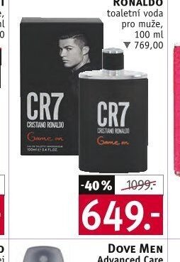 Cristiano Ronaldo toaletní voda pro muže, 100 ml