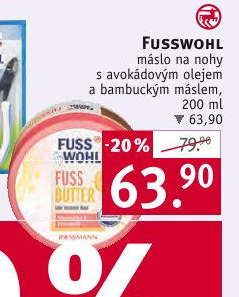 Máslo na nohy Fuss Wohl