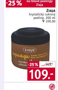 Tělový cukrový peeling Ziaja