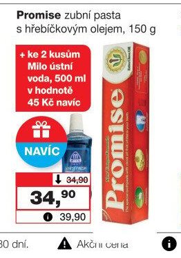 Promise zubní pasta