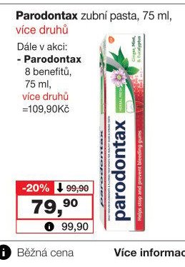Parodontax zubní pasta