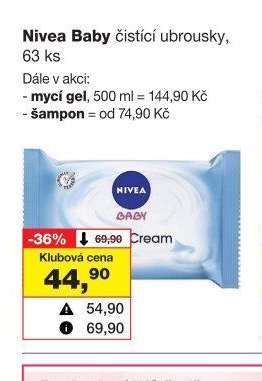 Nivea Baby čistící ubrousky